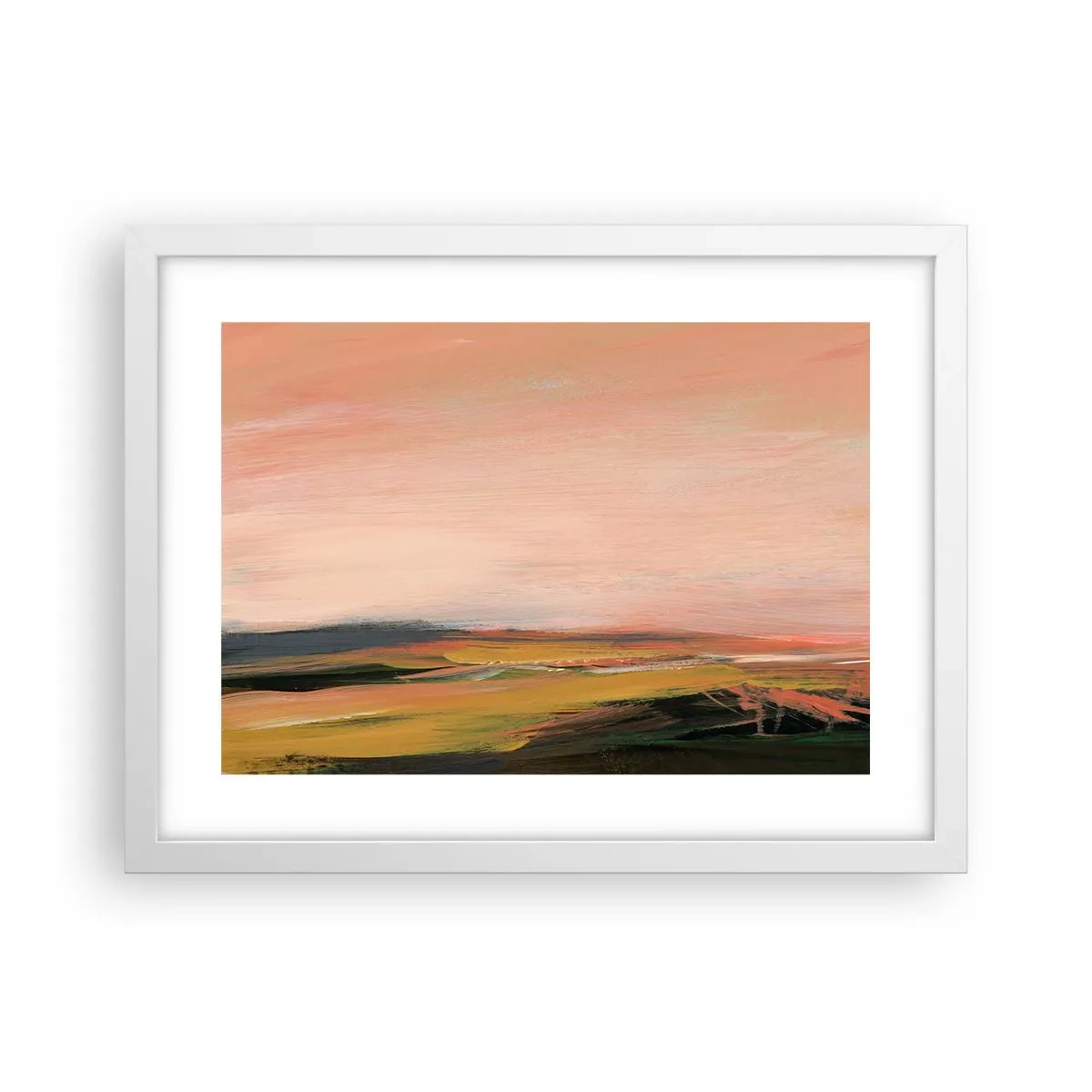 Póster en marco blanco - En tono rosa - 40x30 cm