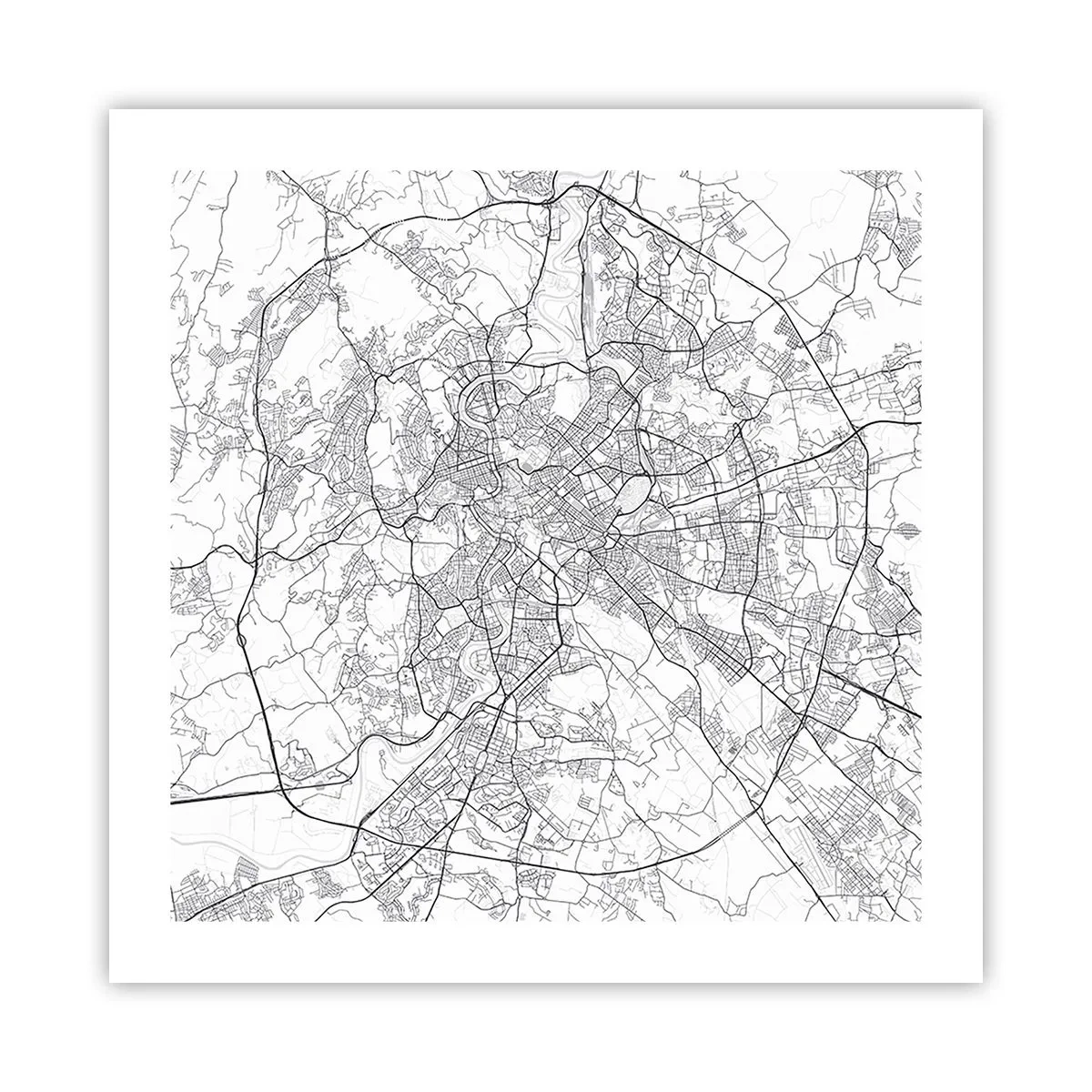 Póster - El círculo romano - 50x50 cm