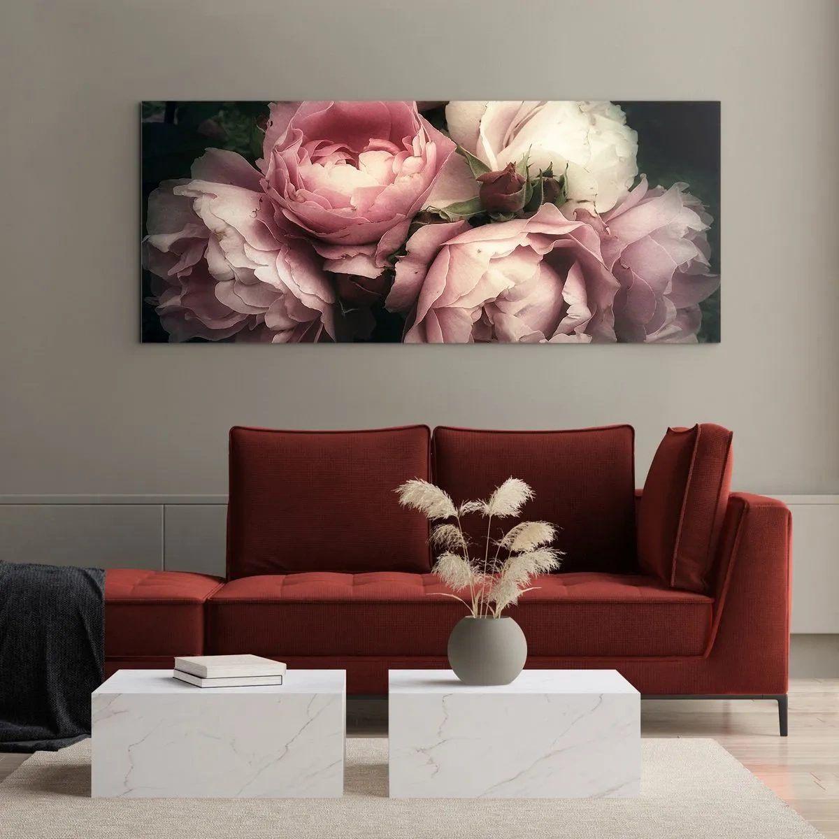 Cuadro sobre vidrio - Impresiones sobre Vidrio - El encanto de la belle époque - 100x40 cm