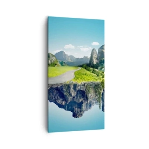 Cuadro sobre lienzo - Impresión de Imagen - Isla fantástica - 55x100 cm
