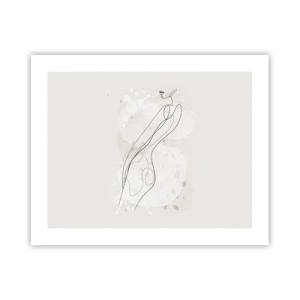 Póster - Una mirada no dice nada y al mismo tiempo lo dice todo - 50x40 cm