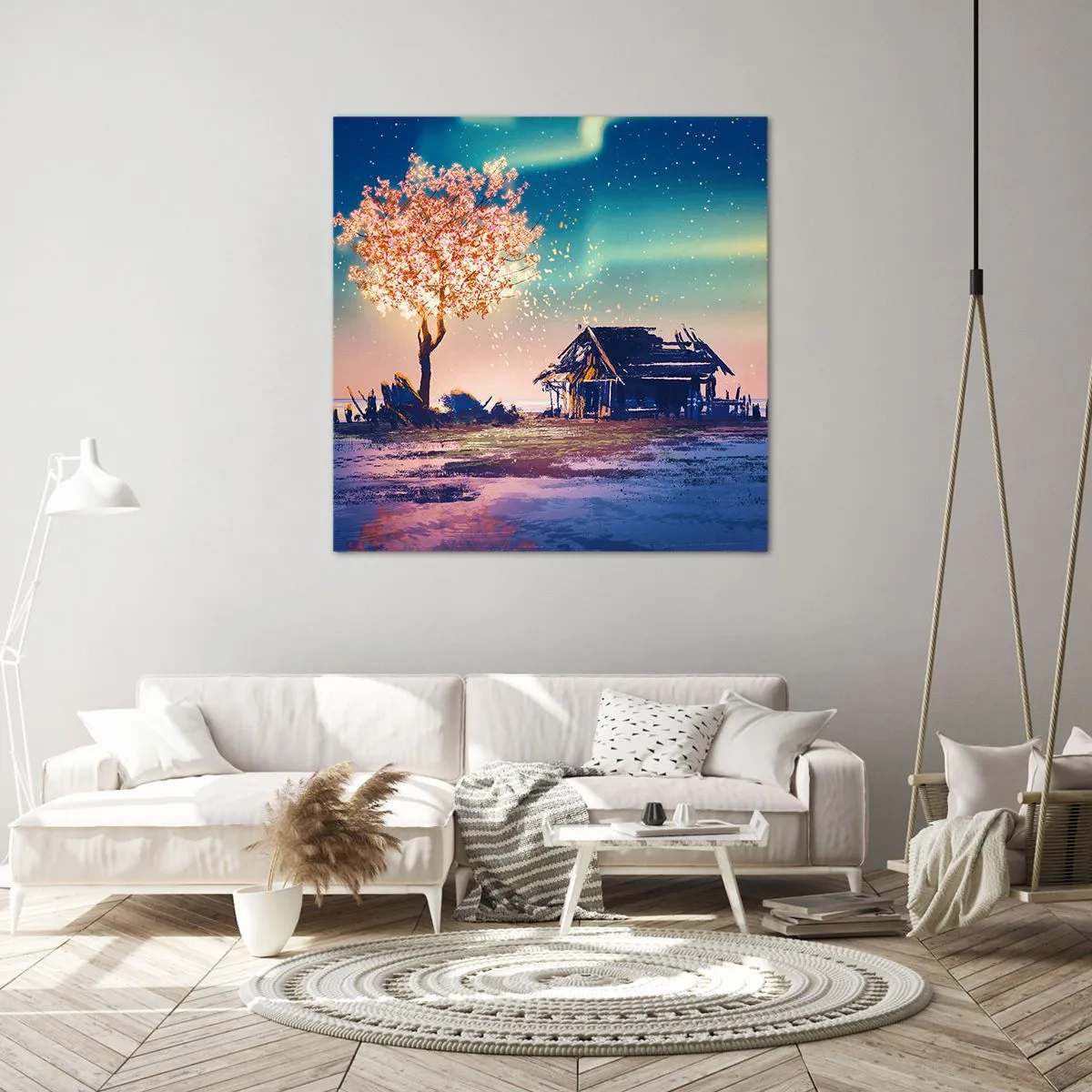 Cuadro sobre lienzo - Impresión de Imagen - La naturaleza perdura - 70x70 cm