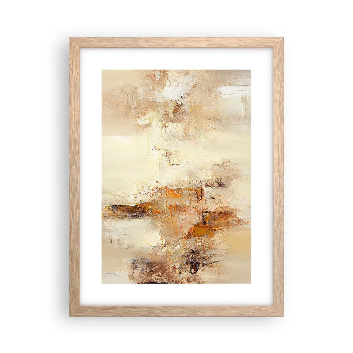 Póster en marco roble claro - El alma del ámbar - 30x40 cm