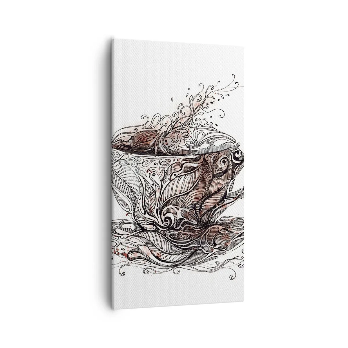 Cuadro sobre lienzo - Impresión de Imagen - Té para todo - 55x100 cm