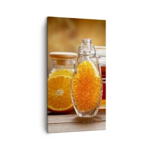 Cuadro sobre lienzo - Impresión de Imagen - Sabores y aromas soleados - 45x80 cm