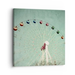 Cuadro sobre lienzo - Impresión de Imagen - Te invitamos a jugar - 30x30 cm