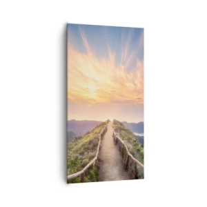 Cuadro sobre lienzo - Impresión de Imagen - Cerca del cielo - 65x120 cm