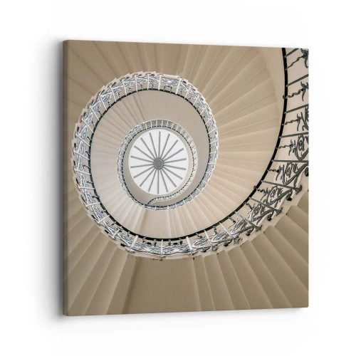 Cuadro sobre lienzo - Impresión de Imagen - En el interior de una concha - 30x30 cm