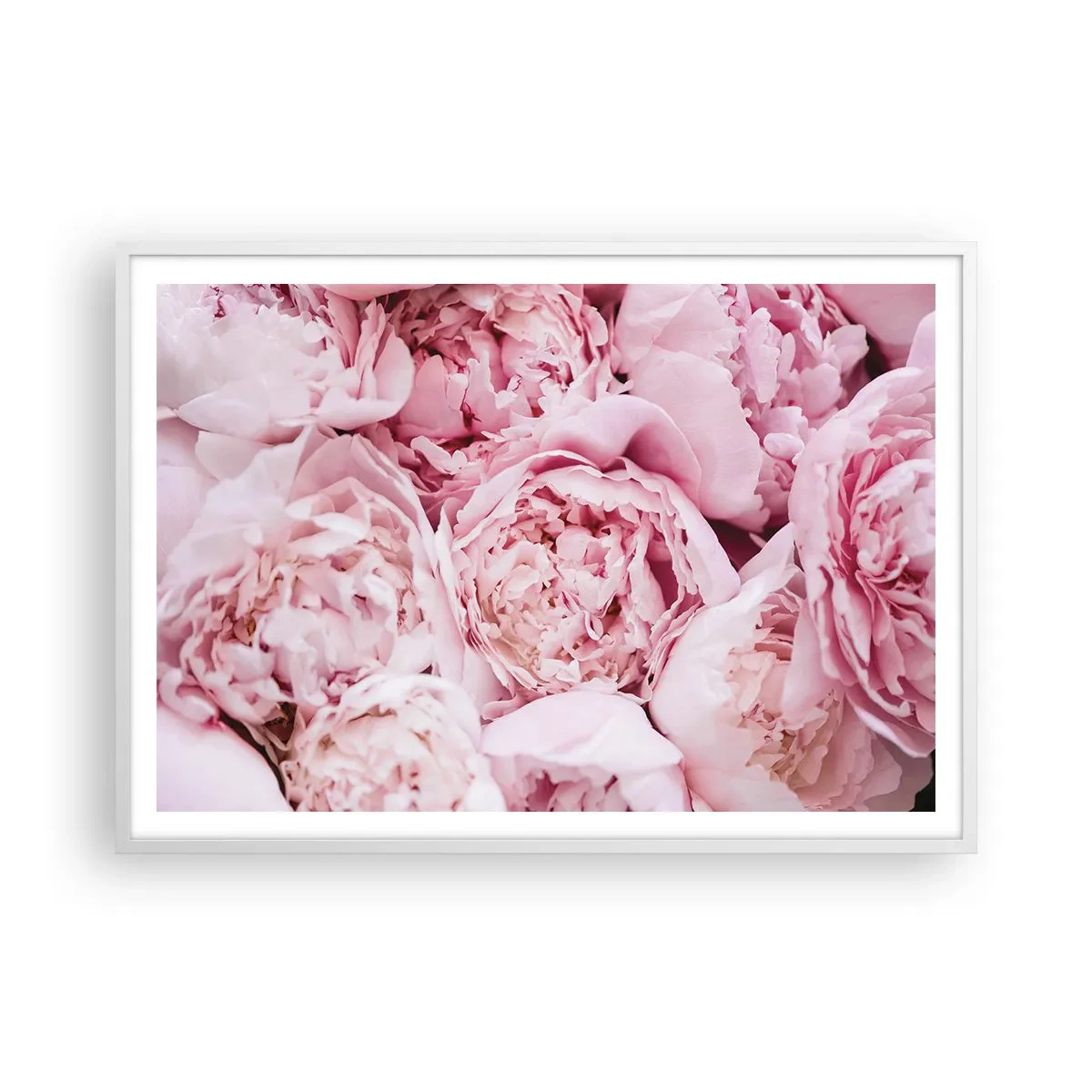 Póster en marco blanco - Cálido y fragante - 100x70 cm