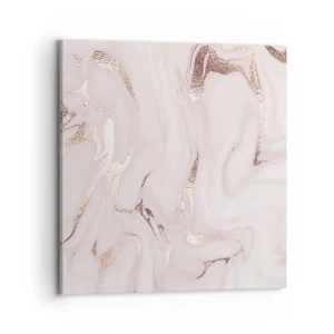 Cuadro sobre lienzo - Impresión de Imagen - En rosa - 70x70 cm