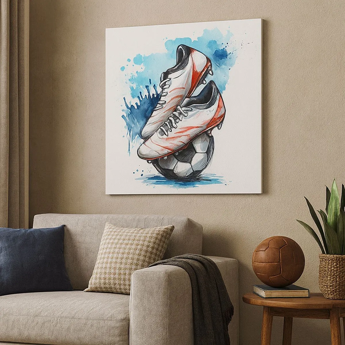 Cuadro sobre lienzo - Impresión de Imagen - El espíritu de Suiza - 30x30 cm