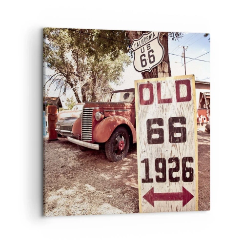 Cuadro sobre lienzo - Impresión de Imagen - Una leyenda de la América profunda - 50x50 cm