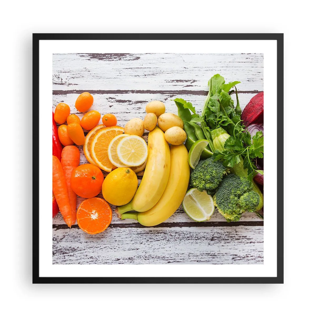 Póster en marco negro - ¿No es suficiente? - 60x60 cm