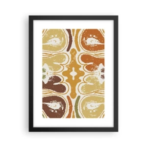 Póster en marco negro - Abstracción sentimental - 30x40 cm