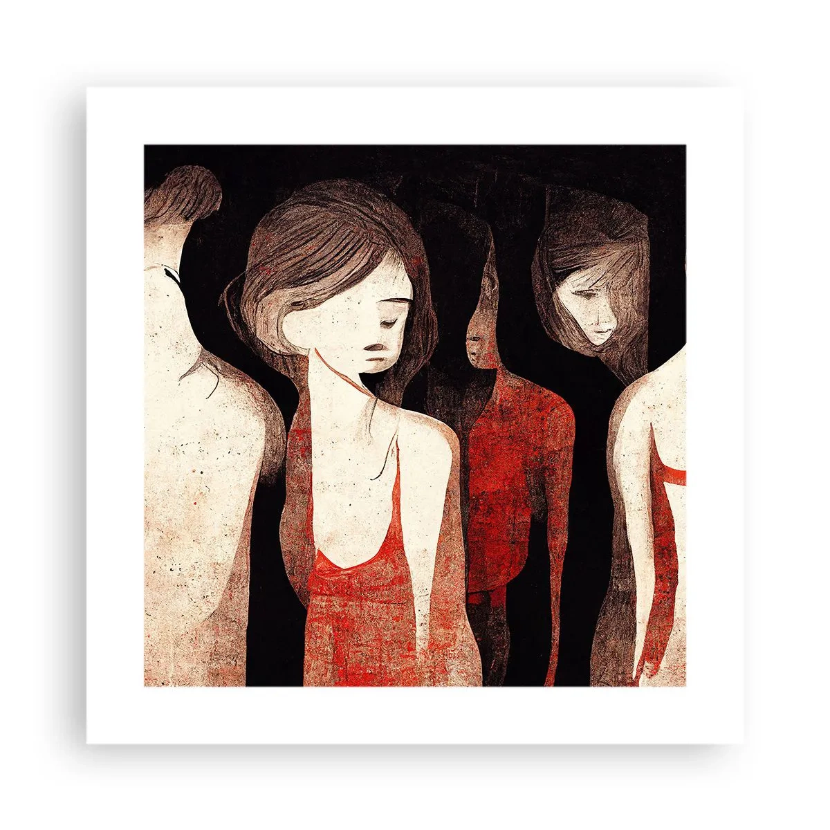 Póster - Madonnas de la oscuridad - 40x40 cm