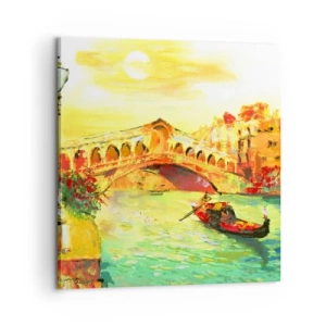 Cuadro sobre lienzo - Impresión de Imagen - Peregrinación de los amantes - 60x60 cm