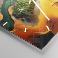 Esfera sin numeración, con rayas