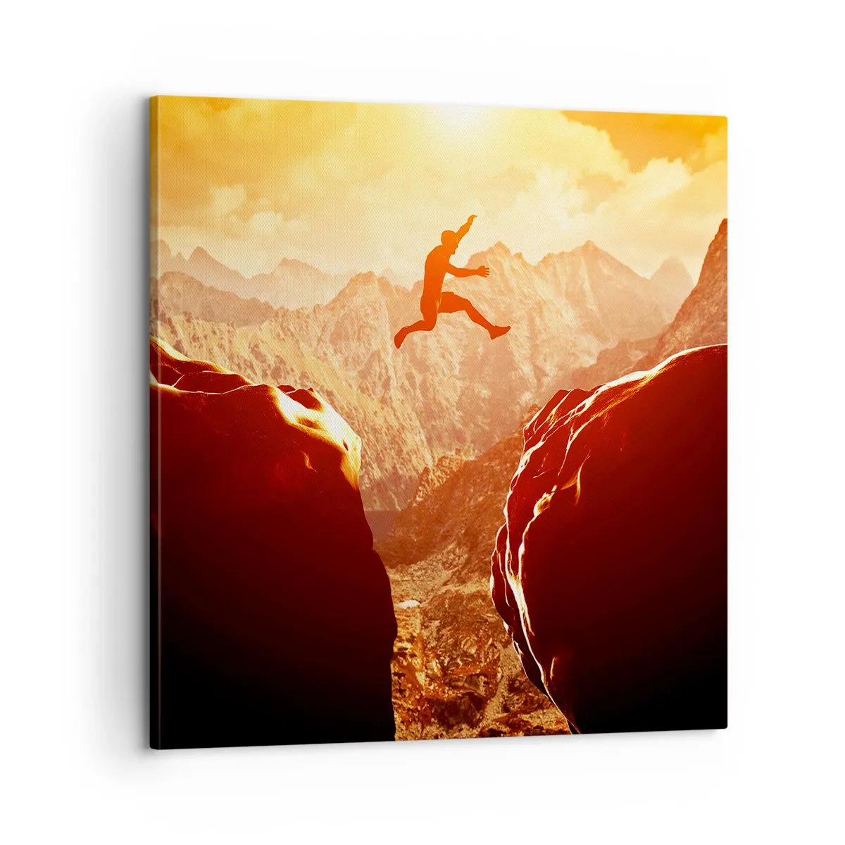 Cuadro sobre lienzo - Impresión de Imagen - Pasando el límite - 60x60 cm