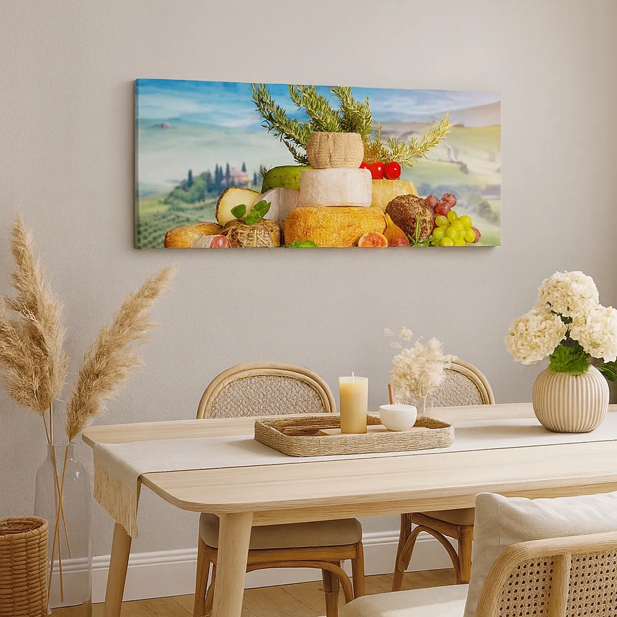 Cuadro sobre lienzo - Impresión de Imagen - La alegría de vivir italiana - 30x30 cm