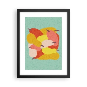 Póster en marco negro - Saborear el sol del verano - 30x40 cm