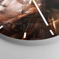 Esfera sin numeración, con rayas