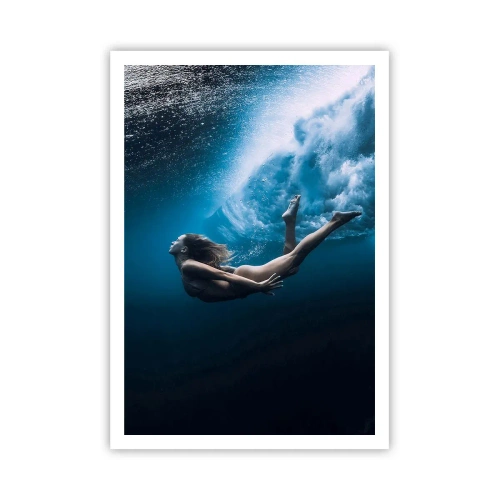 Póster - Una sirena contemporánea - 70x100 cm