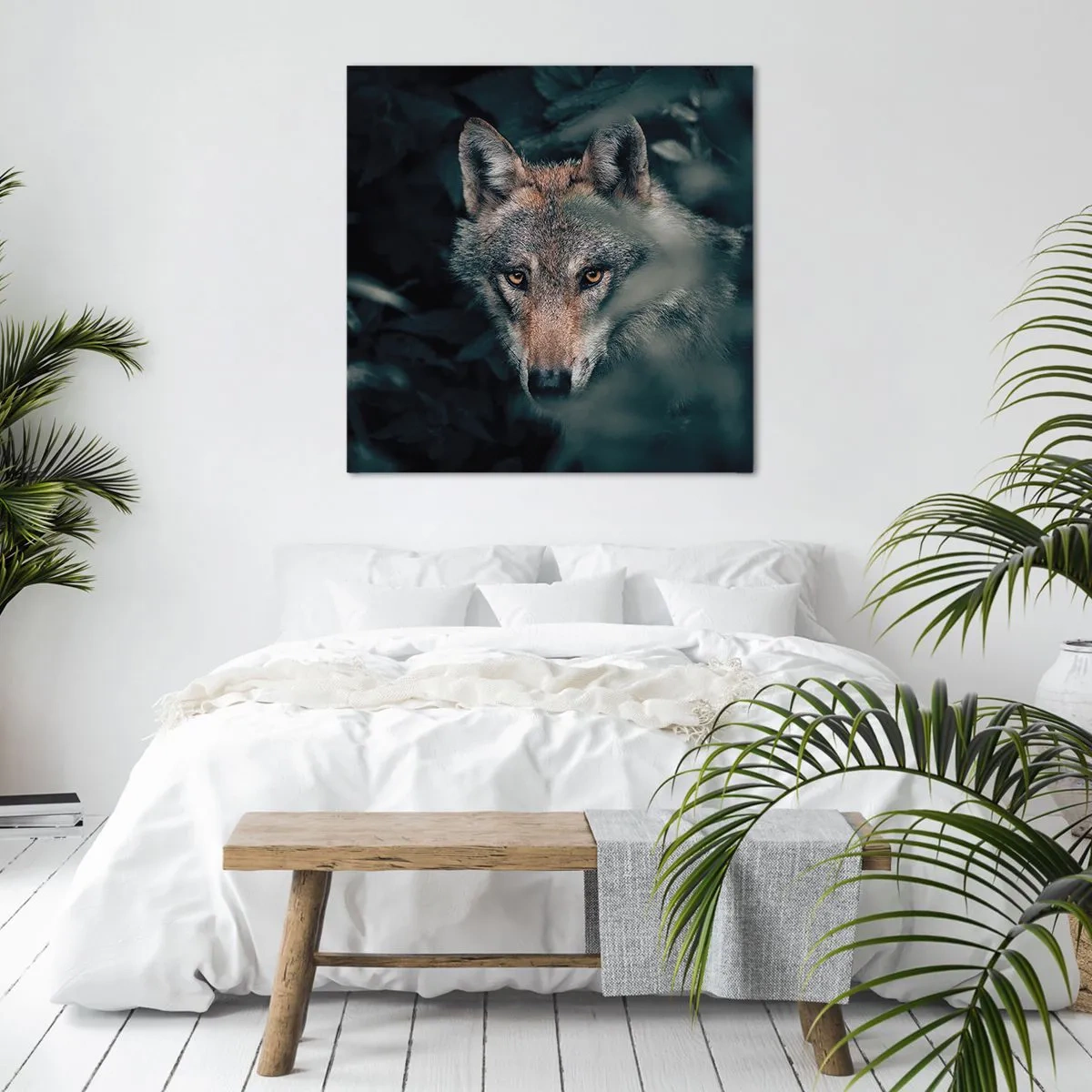 Cuadro sobre lienzo - Impresión de Imagen - Cazador - 60x60 cm