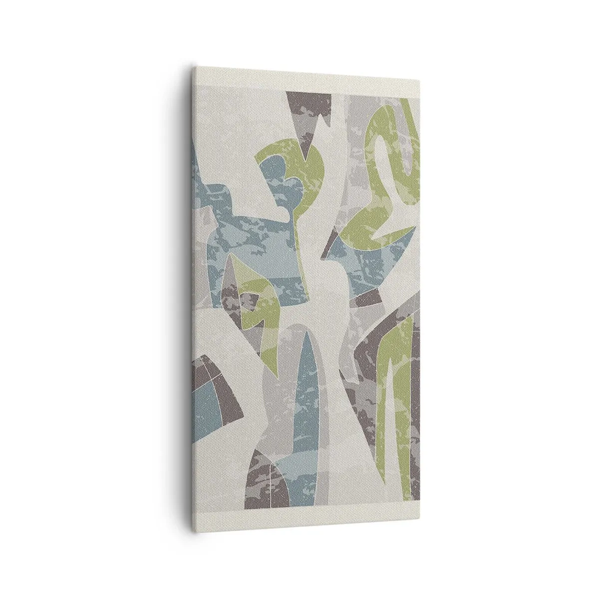 Cuadro sobre lienzo - Impresión de Imagen - Composición tras vidriera - 55x100 cm