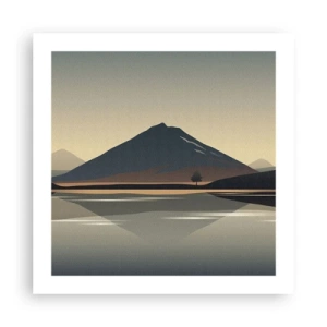 Póster - Reflejo de espejo - 50x50 cm