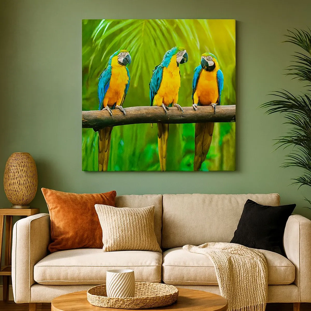 Cuadro sobre lienzo - Impresión de Imagen - ¿Y has oído que ella...? - 30x30 cm