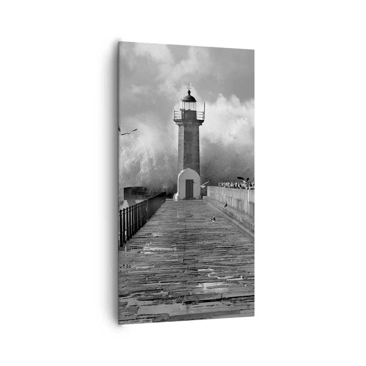 Cuadro sobre lienzo - Impresión de Imagen - Audaz - 65x120 cm