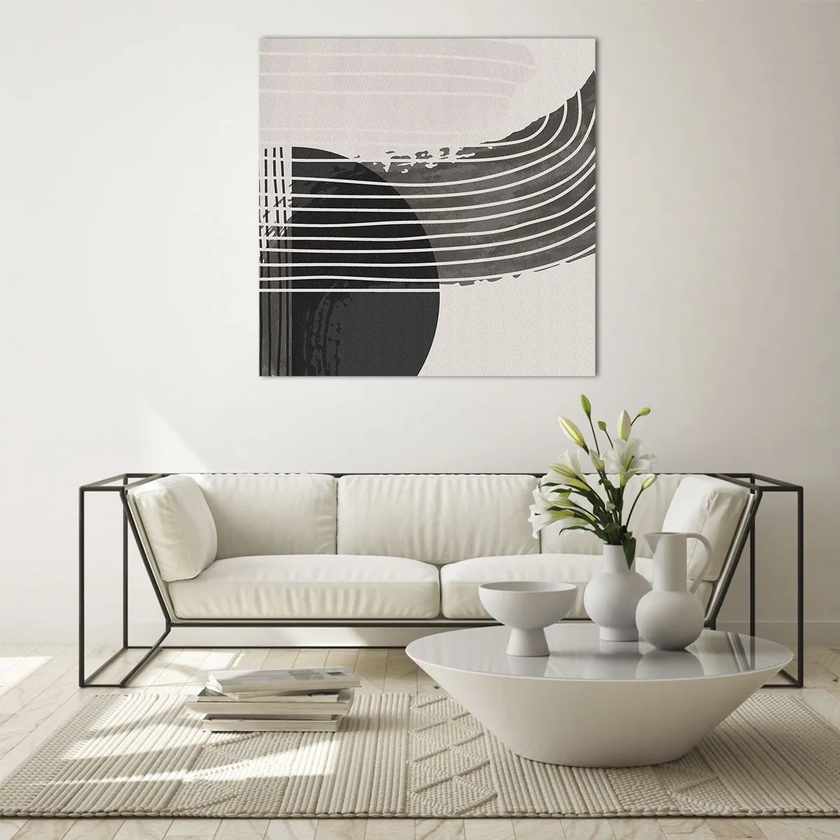 Cuadro sobre vidrio - Impresiones sobre Vidrio - Ida y vuelta - 60x60 cm