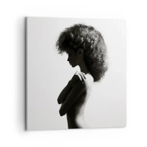 Cuadro sobre lienzo - Impresión de Imagen - Como una flor en un tallo delgado - 60x60 cm