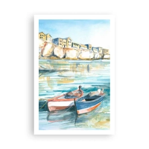 Póster - Paisaje en azul - 61x91 cm