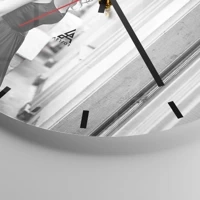 Esfera sin numeración, con rayas