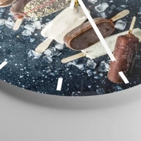 Esfera sin numeración, con rayas