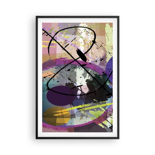 Póster en marco negro - Siempre hay más de un camino - 61x91 cm