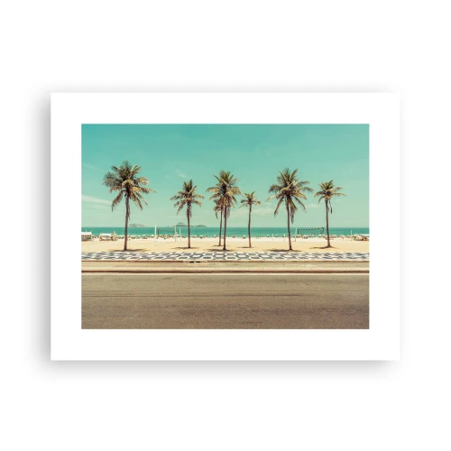 Póster - En la playa - 40x30 cm