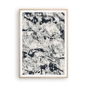 Póster en marco roble claro - La interpenetración de los opuestos - 70x100 cm