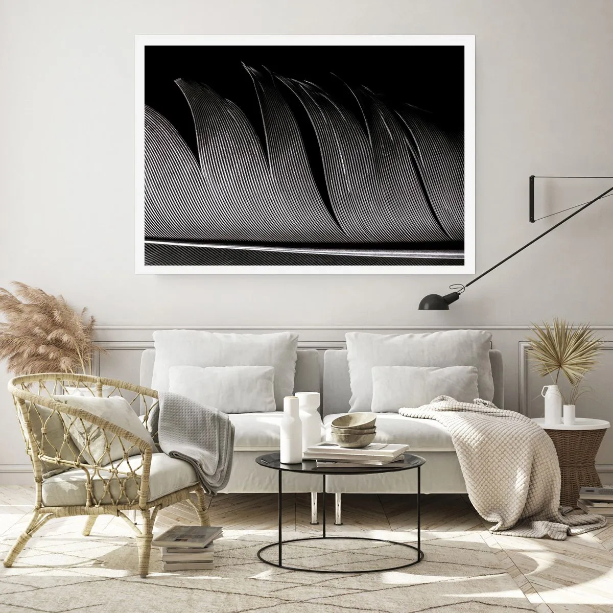 Póster - Pluma - una construcción maravillosa - 50x40 cm