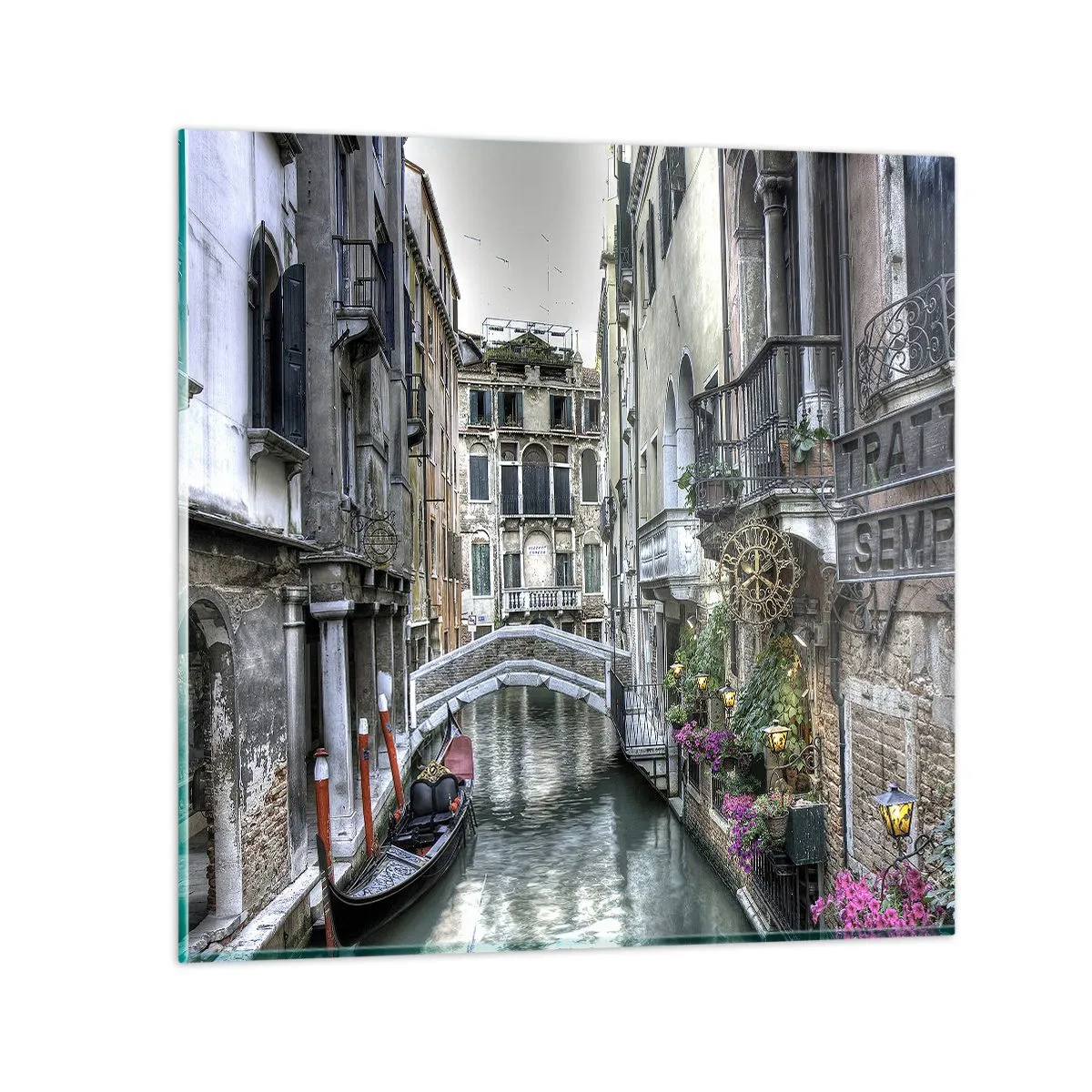 Cuadro sobre vidrio - Impresiones sobre Vidrio - Durante siglos, un sueño - 40x40 cm