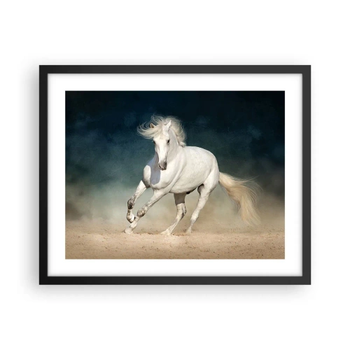 Póster en marco negro - Libertad en estado puro - 50x40 cm