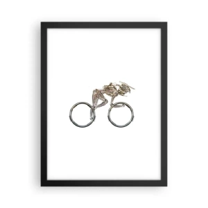 Póster en marco negro - Una magnífica máquina - 30x40 cm