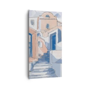 Cuadro sobre lienzo - Impresión de Imagen - Ciudad exótica - 65x120 cm