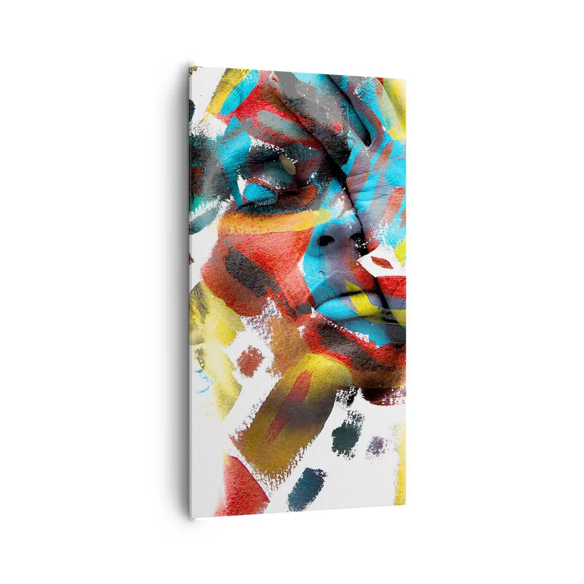 Cuadro sobre lienzo - Impresión de Imagen - Una personalidad colorida - 65x120 cm