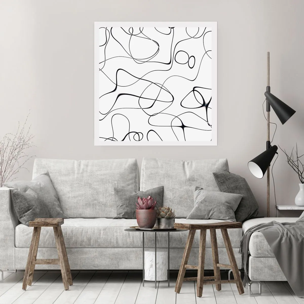 Póster - Los caminos de la vida, las vicisitudes del destino - 40x40 cm