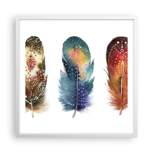 Póster en marco blanco - Rituales, ceremonias, secretos - 60x60 cm