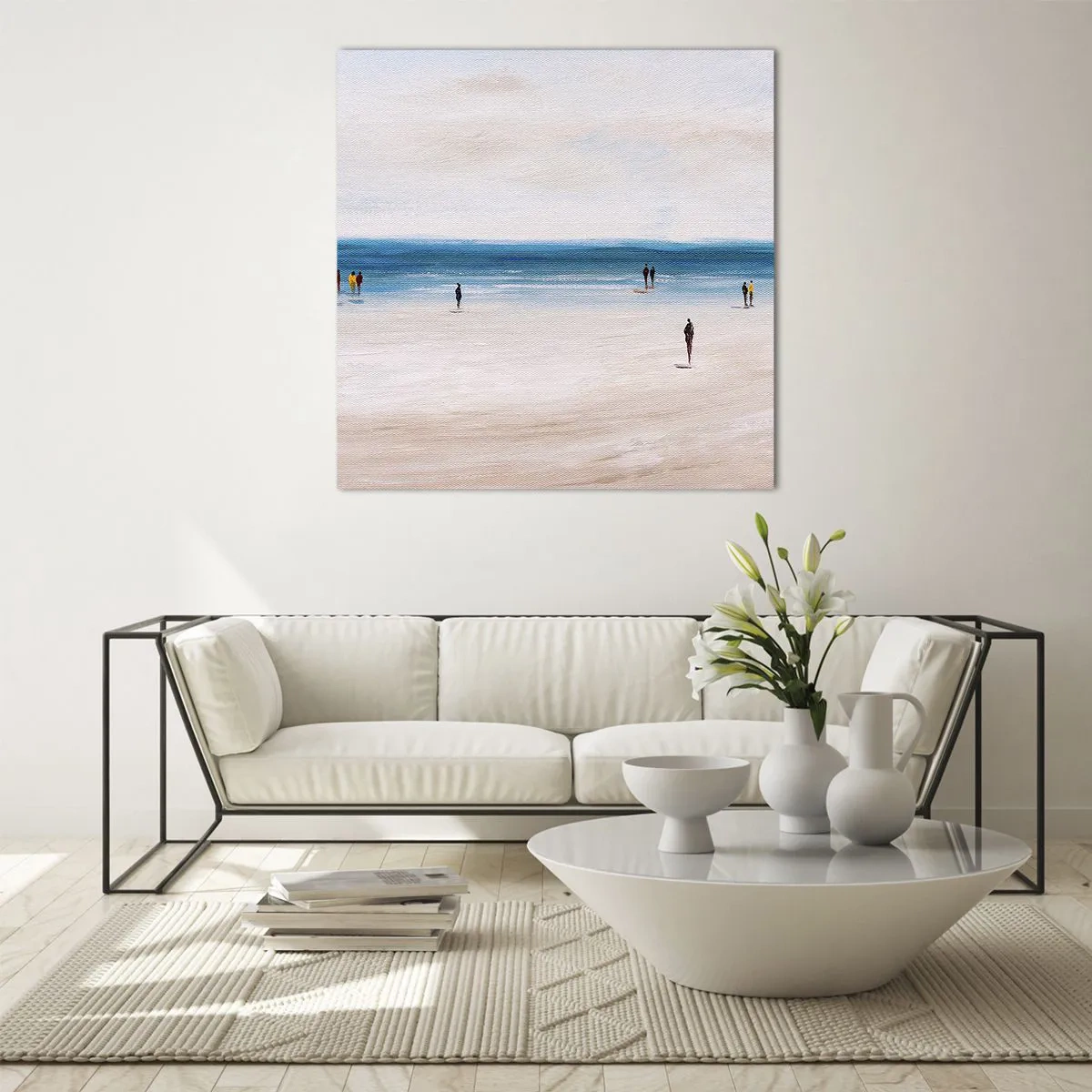 Cuadro sobre vidrio - Impresiones sobre Vidrio - Necesidad natural - 40x40 cm