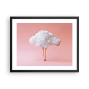 Póster en marco negro - Dulce promesa - 50x40 cm