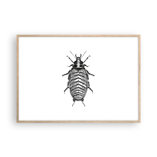 Póster en marco roble claro - ¡Qué espécimen! - 100x70 cm